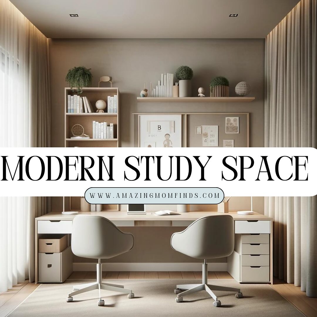 Modern Minimalist Study Space