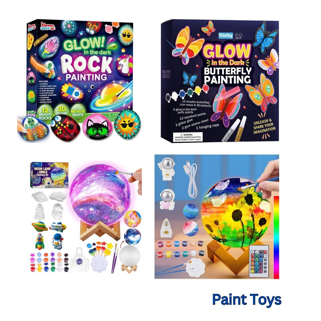 Unleash your little artist’s imagination with these colorful range of paint toys!