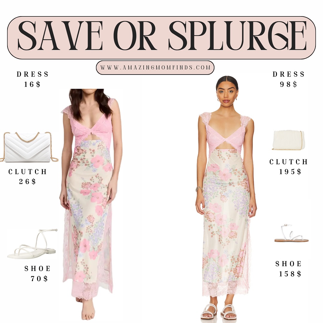 Floral and fabulous: it’s time to choose, do you SAVE or SPLURGE?
