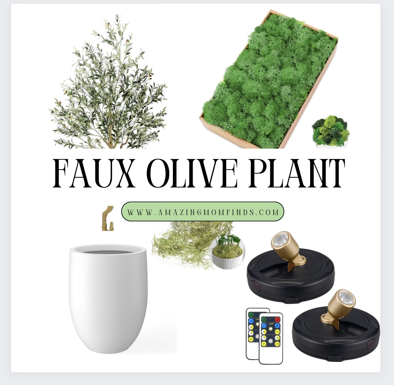 Amazon Home Finds – Faux Olive Plant